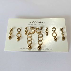 Etikka earring 4 pack NEW jewelry